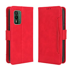 Handytasche Stand Schutzhülle Flip Leder Hülle BY3 für Nokia XR21 Rot