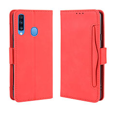 Handytasche Stand Schutzhülle Flip Leder Hülle BY3 für Samsung Galaxy A20s Rot