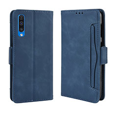 Handytasche Stand Schutzhülle Flip Leder Hülle BY3 für Samsung Galaxy A50S Blau
