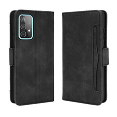 Handytasche Stand Schutzhülle Flip Leder Hülle BY3 für Samsung Galaxy A52 4G Schwarz