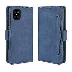 Handytasche Stand Schutzhülle Flip Leder Hülle BY3 für Samsung Galaxy A81 Blau