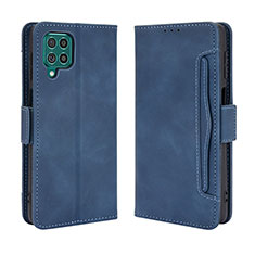 Handytasche Stand Schutzhülle Flip Leder Hülle BY3 für Samsung Galaxy M62 4G Blau