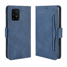 Handytasche Stand Schutzhülle Flip Leder Hülle BY3 für Samsung Galaxy M80S Blau