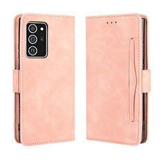 Handytasche Stand Schutzhülle Flip Leder Hülle BY3 für Samsung Galaxy Note 20 Ultra 5G Rosa