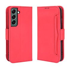 Handytasche Stand Schutzhülle Flip Leder Hülle BY3 für Samsung Galaxy S23 5G Rot