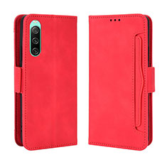 Handytasche Stand Schutzhülle Flip Leder Hülle BY3 für Sony Xperia 10 V Rot