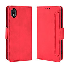 Handytasche Stand Schutzhülle Flip Leder Hülle BY3 für Sony Xperia Ace III SOG08 Rot