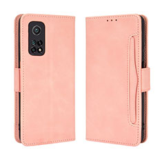 Handytasche Stand Schutzhülle Flip Leder Hülle BY3 für Xiaomi Mi 10T Pro 5G Rosa
