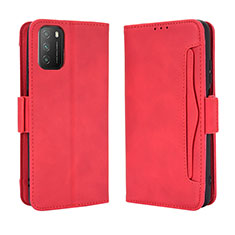 Handytasche Stand Schutzhülle Flip Leder Hülle BY3 für Xiaomi Poco M3 Rot