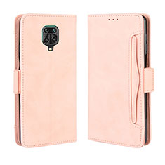 Handytasche Stand Schutzhülle Flip Leder Hülle BY3 für Xiaomi Redmi Note 9 Pro Rosa