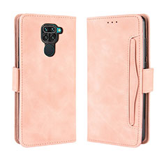 Handytasche Stand Schutzhülle Flip Leder Hülle BY3 für Xiaomi Redmi Note 9 Rosa