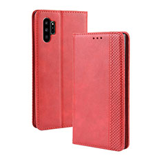 Handytasche Stand Schutzhülle Flip Leder Hülle BY4 für Samsung Galaxy Note 10 Plus 5G Rot