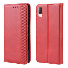 Handytasche Stand Schutzhülle Flip Leder Hülle BY4 für Sony Xperia L3 Rot