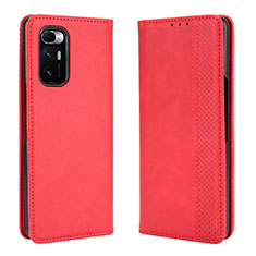 Handytasche Stand Schutzhülle Flip Leder Hülle BY4 für Xiaomi Mix Fold 5G Rot