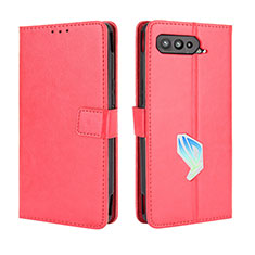 Handytasche Stand Schutzhülle Flip Leder Hülle BY5 für Asus ROG Phone 5s Rot