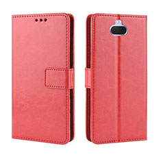 Handytasche Stand Schutzhülle Flip Leder Hülle BY5 für Sony Xperia 10 Plus Rot