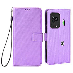 Handytasche Stand Schutzhülle Flip Leder Hülle BY6 für Xiaomi Black Shark 5 Pro 5G Violett