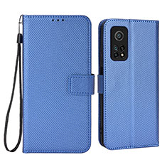 Handytasche Stand Schutzhülle Flip Leder Hülle BY6 für Xiaomi Mi 10T 5G Blau