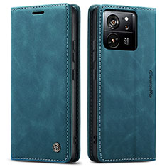 Handytasche Stand Schutzhülle Flip Leder Hülle C01S für Xiaomi Mi 13T 5G Blau