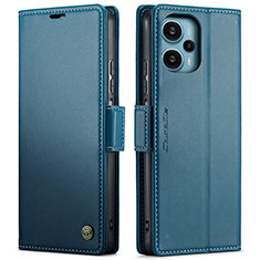 Handytasche Stand Schutzhülle Flip Leder Hülle C01S für Xiaomi Poco F5 5G Blau