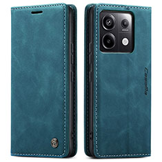 Handytasche Stand Schutzhülle Flip Leder Hülle C01S für Xiaomi Redmi Note 13 Pro 5G Blau