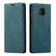 Handytasche Stand Schutzhülle Flip Leder Hülle C01S für Xiaomi Redmi Note 9S Blau