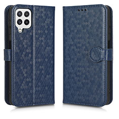 Handytasche Stand Schutzhülle Flip Leder Hülle C01X für Samsung Galaxy F22 4G Blau
