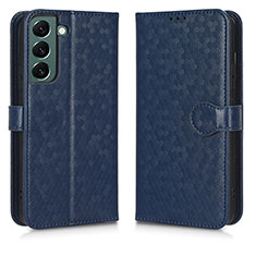 Handytasche Stand Schutzhülle Flip Leder Hülle C01X für Samsung Galaxy S24 5G Blau