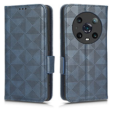 Handytasche Stand Schutzhülle Flip Leder Hülle C02X für Huawei Honor Magic4 Pro 5G Blau