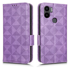 Handytasche Stand Schutzhülle Flip Leder Hülle C02X für Xiaomi Redmi A1 Plus Violett