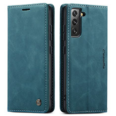 Handytasche Stand Schutzhülle Flip Leder Hülle C03S für Samsung Galaxy S22 Plus 5G Blau