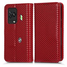 Handytasche Stand Schutzhülle Flip Leder Hülle C03X für Xiaomi Black Shark 5 Pro 5G Rot