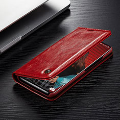 Handytasche Stand Schutzhülle Flip Leder Hülle C04S für Samsung Galaxy S20 Ultra 5G Rot