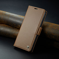 Handytasche Stand Schutzhülle Flip Leder Hülle C04S für Xiaomi Mi 13T 5G Braun