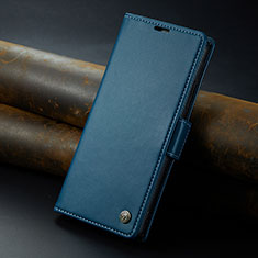 Handytasche Stand Schutzhülle Flip Leder Hülle C04S für Xiaomi Redmi Note 13 Pro 5G Blau