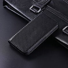 Handytasche Stand Schutzhülle Flip Leder Hülle C04X für Xiaomi Redmi 9 India Schwarz