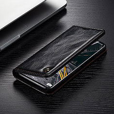 Handytasche Stand Schutzhülle Flip Leder Hülle C05S für Samsung Galaxy S20 Plus Schwarz