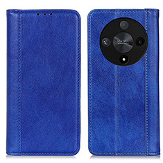 Handytasche Stand Schutzhülle Flip Leder Hülle D03Y für Huawei Honor X9b 5G Blau