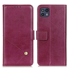 Handytasche Stand Schutzhülle Flip Leder Hülle D04Y für Motorola Moto G50 5G Violett