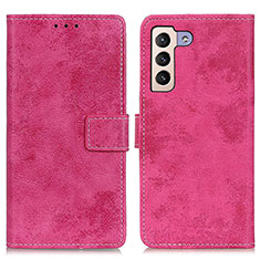 Handytasche Stand Schutzhülle Flip Leder Hülle D05Y für Samsung Galaxy S21 5G Pink