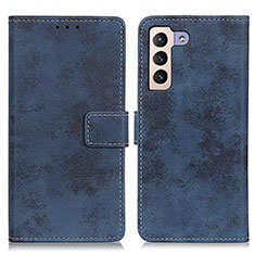 Handytasche Stand Schutzhülle Flip Leder Hülle D05Y für Samsung Galaxy S21 FE 5G Blau