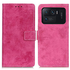Handytasche Stand Schutzhülle Flip Leder Hülle D05Y für Xiaomi Mi 11 Ultra 5G Pink