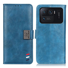 Handytasche Stand Schutzhülle Flip Leder Hülle D06Y für Xiaomi Mi 11 Ultra 5G Blau