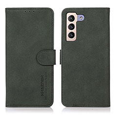 Handytasche Stand Schutzhülle Flip Leder Hülle D08Y für Samsung Galaxy S25 5G Grün