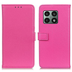 Handytasche Stand Schutzhülle Flip Leder Hülle D09Y für OnePlus 10 Pro 5G Pink