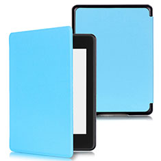 Handytasche Stand Schutzhülle Flip Leder Hülle für Amazon Kindle Paperwhite 6 inch Hellblau