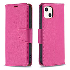 Handytasche Stand Schutzhülle Flip Leder Hülle für Apple iPhone 13 Mini Pink