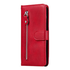 Handytasche Stand Schutzhülle Flip Leder Hülle für Huawei Honor 9A Rot
