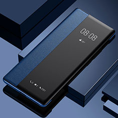 Handytasche Stand Schutzhülle Flip Leder Hülle für Huawei Honor X5 Plus Blau