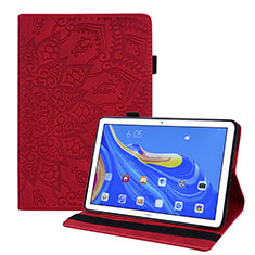 Handytasche Stand Schutzhülle Flip Leder Hülle für Huawei MatePad 10.8 Rot